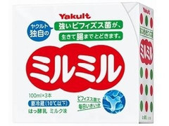 ヤクルト ミルミル パック100ml×3