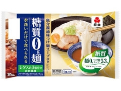 紀文 糖質0g麺 魚介醤油味つけ麺スープ付き