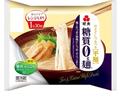 紀文 糖質0g麺 鶏とかつおの和風だしつゆ付き 商品写真