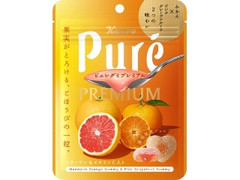 カンロ ピュレグミプレミアム みかん＆ピンクグレープフルーツ 袋63g