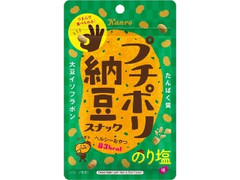 カンロ プチポリ納豆スナック のり塩味 袋18g