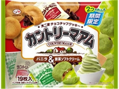 不二家 カントリーマアム バニラ＆抹茶ソフトクリーム