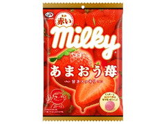 不二家 赤いミルキー あまおう苺 袋85g