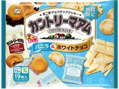 不二家 カントリーマアム バニラ＆ホワイトチョコ 袋19枚