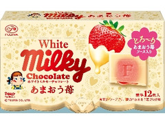 不二家 ホワイトミルキーチョコレート あまおう苺 箱60g