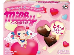 不二家 生クリームinハートのミルキーチョコレート