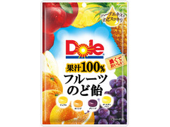 Dole 果汁100％ フルーツのど飴 商品写真