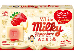 不二家 ホワイトミルキーチョコレート あまおう苺