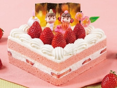 不二家 ひなまつり桃色ショートケーキ