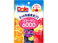 Dole 3つの実感果実グミ コラーゲン6000mg