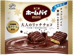 不二家 ホームパイミニ 大人のリッチチョコ 冬仕立て 商品写真