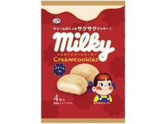 不二家 ミルキークリームクッキー 袋4枚