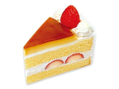 国産苺のプリンショートケーキ