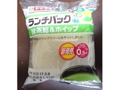 ヤマザキ ランチパック 抹茶餡＆ホイップ 商品写真