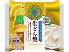 ヤマザキ PREMIUM SWEETS 生どら焼 レアチーズホイップ ＆レモンゼリー イタリア産レモンの果汁入りゼリー 商品写真