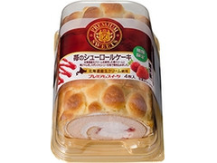ヤマザキ PREMIUM SWEETS 苺のシューロールケーキ 北海道産生クリーム使用 商品写真