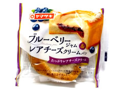 ヤマザキ ブルーベリージャム＆レアチーズクリームパン 商品写真