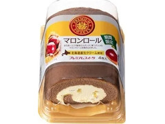 ヤマザキ PREMIUM SWEETS マロンロール 北海道産生クリーム使用