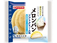 ヤマザキ メロンパン ソフトクリーム風 商品写真