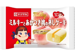 ヤマザキ ミルキーとあかつき桃の蒸しケーキ 商品写真