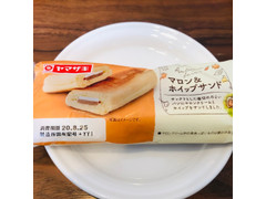 ヤマザキ マロン＆ホイップサンド 商品写真