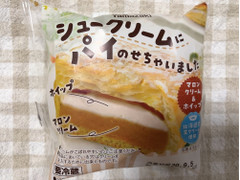 ヤマザキ シュークリームにパイのせちゃいました マロンクリーム＆ミルクホイップ 商品写真