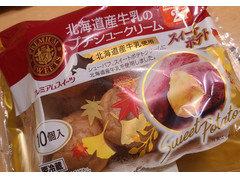 ヤマザキ PREMIUM SWEETS 北海道産牛乳のプチシュークリーム スイートポテト 商品写真