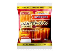 ヤマザキ BAKE ONE ハム＆マヨネーズパン オニオン入り 商品写真