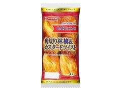 ヤマザキ BAKE ONE 角切り林檎＆カスタードツイスト 商品写真