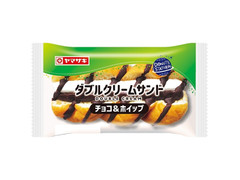 ヤマザキ ドーナツステーション ダブルクリームサンド チョコ＆ホイップ 商品写真