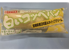 ヤマザキ 白いコッペパン 宮崎県産日向夏＆ホイップクリーム 商品写真