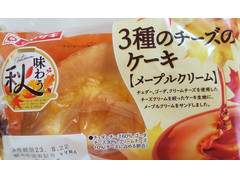 ヤマザキ 3種のチーズのケーキ メープルクリーム 商品写真