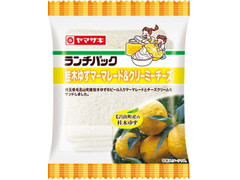 ヤマザキ ランチパック 桂木ゆずマーマレード＆クリーミーチーズ 商品写真