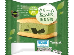 ヤマザキ クリームたっぷり生どら焼 抹茶わらび餅＆抹茶ホイップ 商品写真