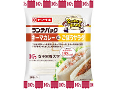 ヤマザキ ランチパック キーマカレーとごぼうサラダ 商品写真