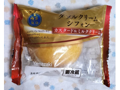 ヤマザキ 喫茶気分 ダブルクリームシフォン カスタード＆ミルククリーム 商品写真
