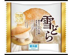 ヤマザキ 雪どら 黒みつ入り大福＆きなこホイップ