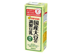 マルサン 国産大豆の調製豆乳 パック200ml