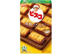 グリコ ビスコ 発酵バター仕立て クリスマスパッケージ 箱15枚