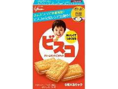 ビスコ クリームサンドビスケット 箱5枚×3 スペシャルデザインパック