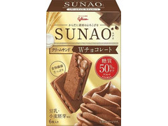 江崎グリコ SUNAO ビスケット クリームサンド Wチョコレート