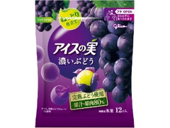 江崎グリコ アイスの実 濃いぶどう 袋12個