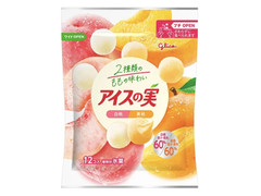 江崎グリコ アイスの実 白桃黄桃