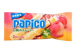 グリコ パピコ 白桃のスムージー 袋80ml×2