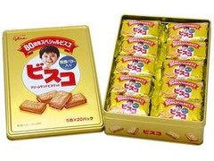 江崎グリコ 80周年スペシャルビスコ 缶5枚×20