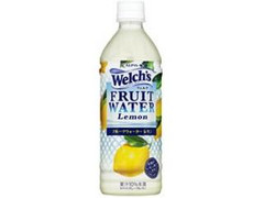カルピス Welch’s FRUIT WATER Lemon ペット500ml
