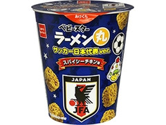 おやつカンパニー ベビースターラーメン丸 サッカー日本代表ver. スパイシーチキン味 商品写真