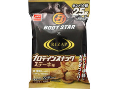 おやつカンパニー ライザップ×BODY STAR プロテインスナック ステーキ味 商品写真