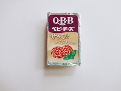 Q・B・B ワインに合うベビーチーズ サラミ＆バジル入り 袋15g×4