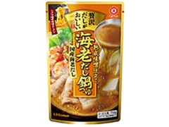 キッコーマン 贅沢だしがおいしい 海老だし鍋つゆ 熟成味噌仕立て 袋750g